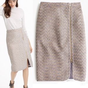 JCrew Gorgeous sparkle Tweed Skirt